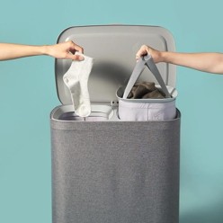 Arow Garb Katlanır Kumaş Kirli Sepeti 90 Litre