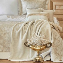  Karaca Home Venita Gold Private Battaniye