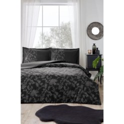 Özdilek Barocco Ranforce Tek Kişilik Nevresim Takımı Gri