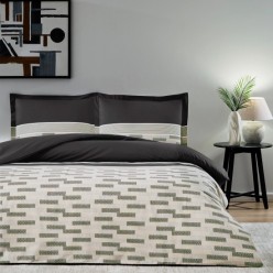 Özdilek Nevresim Takımı Ranforce Tek Kişilik Siyah Sculpted