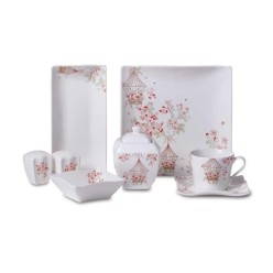 Korkmaz Link Collection A8588 28 Parça 6 Kişilik Kahvaltı Takımı