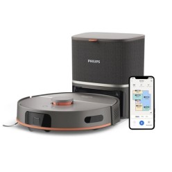 Philips HomeRun 5000 Serisi XU5100/10 Siyah Çöp İstasyonlu Akıllı Robot Süpürge