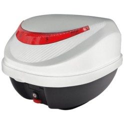 G32 Carbon Motorsiklet Beyaz Arka Çanta 32 Lt (Topcase)