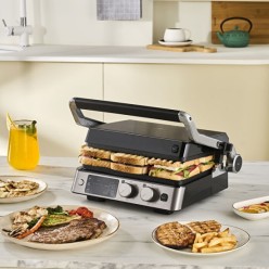 Karaca Compact Steel Sear and Grill Inox 2008 Döküm Izgara ve Tost Makinesi