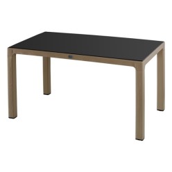 Comfort Masa Düz Zambak 90x150 Camlı Cappucino