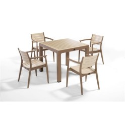 Novussi Regnum Set Col Kahve / Cappuccino 4'lü