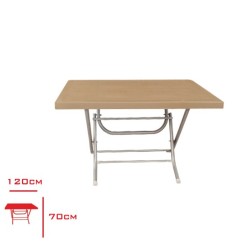 Comfort Masa Koknar 70x120 Metal Ayak Cappuccino