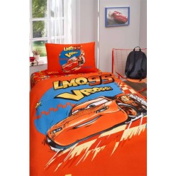 Özdilek Cars Neon Drift Tek Kişilik Disney Lisanslı Lastikli Çarşaflı Çocuk Pike Takımı