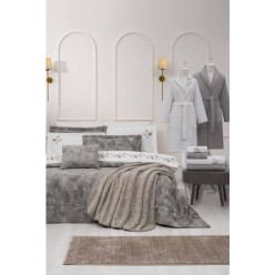 Özdilek Leaf Scape Bej Çift Kişilik Çeyiz Seti 17 Parça