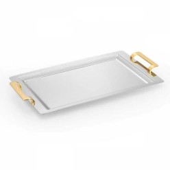 KORKMAZ A1785-1 Gala Gold Servis Tepsisi