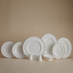 Korkmaz A8171 Bella Collection 60 Parça 12 Kişilik Yemek Takımı Platin