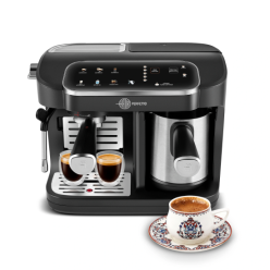Karaca Hatır Perfetto Espresso ve Türk Kahvesi Makinesi INOX