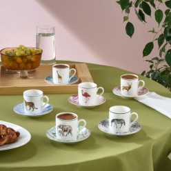 Karaca Jungle 6 Kişilik Kahve Fincan Takımı 80 ml