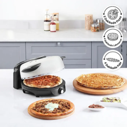 Karaca Gastro 10 in 1 Pizza, Pide, Lahmacun ve Tandır Ekmeği Makinesi Biodiamond Soft Cream
