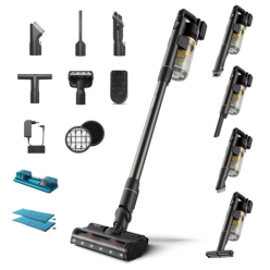 Philips XC7057/01 Kablosuz Dikey Süpürge + STH7060/80 Buharlı Düzleştirici Hediyeli