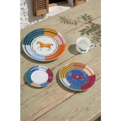 Acar Evanthe NCY-09007/2 6 Kişilik 19 Parça Porselen Pasta Seti