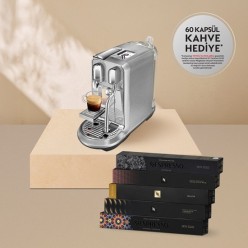 Karaca Nespresso J520 Creatista Plus Süt Çözümlü Kapsüllü Kahve Makinesi Çelik