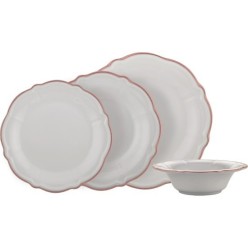 Neva N3025 Yörünge 24 Parça Rose Chocolate Yemek Takımı