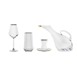 Karaca İrene Gold Rim 49 Parça Bardak Seti