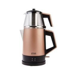 Emsan Bella Gusto Çay Makinesi Cam Golden Pink