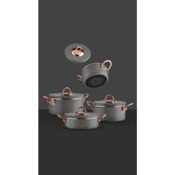Neva N2980 Sweet Premium Grizay Graye Tencere Seti