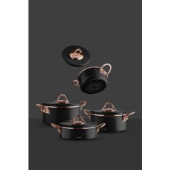 Neva N2977 Sweet Premium Bitter Graye Tencere Seti