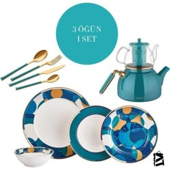 Neva N2936  Mentol Hera 3 Öğün 1 Set