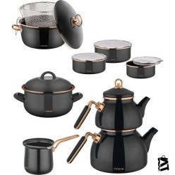 Neva N2950 Emaye Kombinim Set Bitter