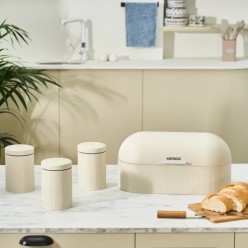 Karaca Aren Ekmek Kutusu XL Saklama Kabı Hediyeli Cream