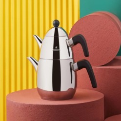 Karaca Tokyo Maxi PowerSteel Pro İndüksiyon Tabanlı Çaydanlık Takımı